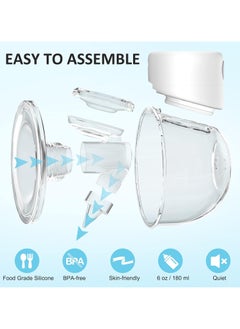 Swift Electric Breast Pump with Lactation Function Wearable Hands Free Electric Automatic Breastfeeding Breast Pump  - Image 3