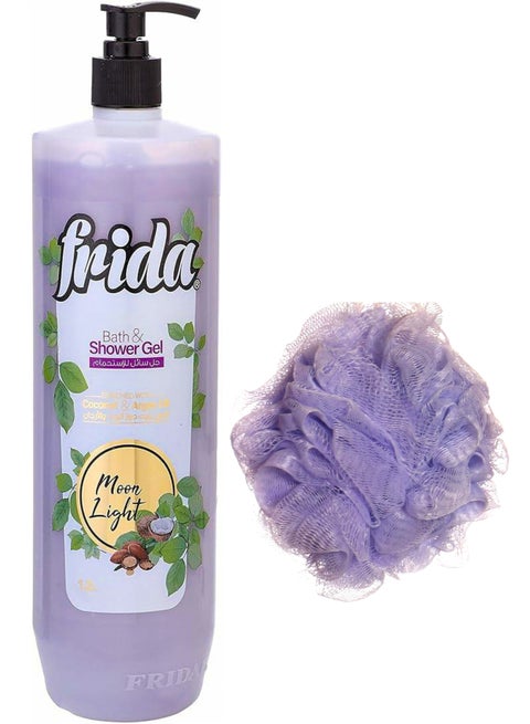 Frida Bath & Shower Gel Moon Light + Lofa Multi Color 1.2 L
