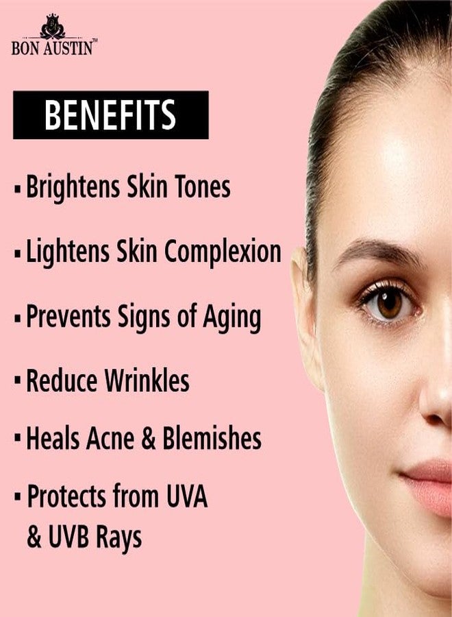 Bon Austin Natural Rose Hydrating Face Serum | for Repair, Blemishes, Toning & Bright Skin | Paraben Free | For Women & Men | 30ml | Pack of 5 - Image 3