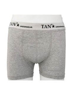 VENTIUP Men's (Pack of 4 )Plus Size Grey Cotton Boxer Briefs  - Image 2