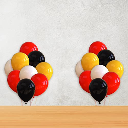 Festiko Rubber Multicolour Balloons For Decoration For Birthday,Office Parties & Anniversary Party Supplies (50 Pcs Multicolor Balloons) - Image 3