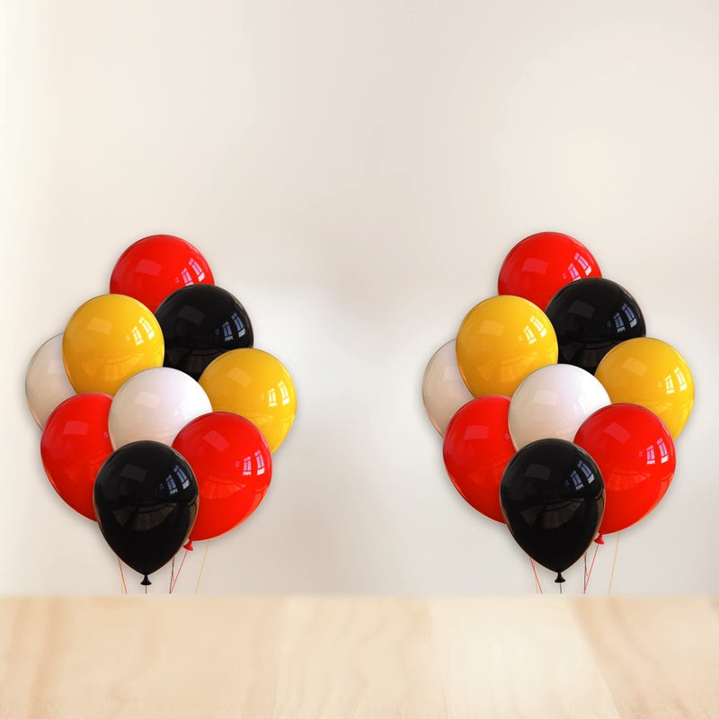 Festiko Rubber Multicolour Balloons For Decoration For Birthday,Office Parties & Anniversary Party Supplies (50 Pcs Multicolor Balloons) - Image 5
