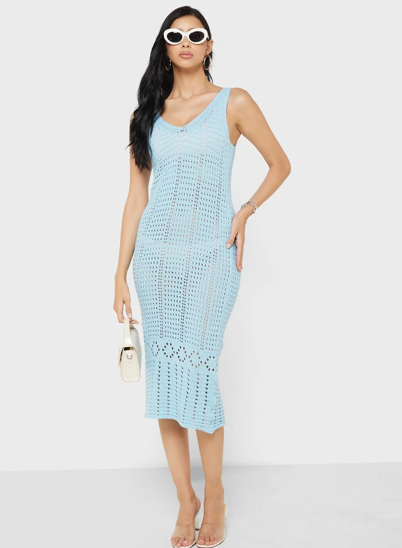 Ginger Crochet Sleeveless Dress
