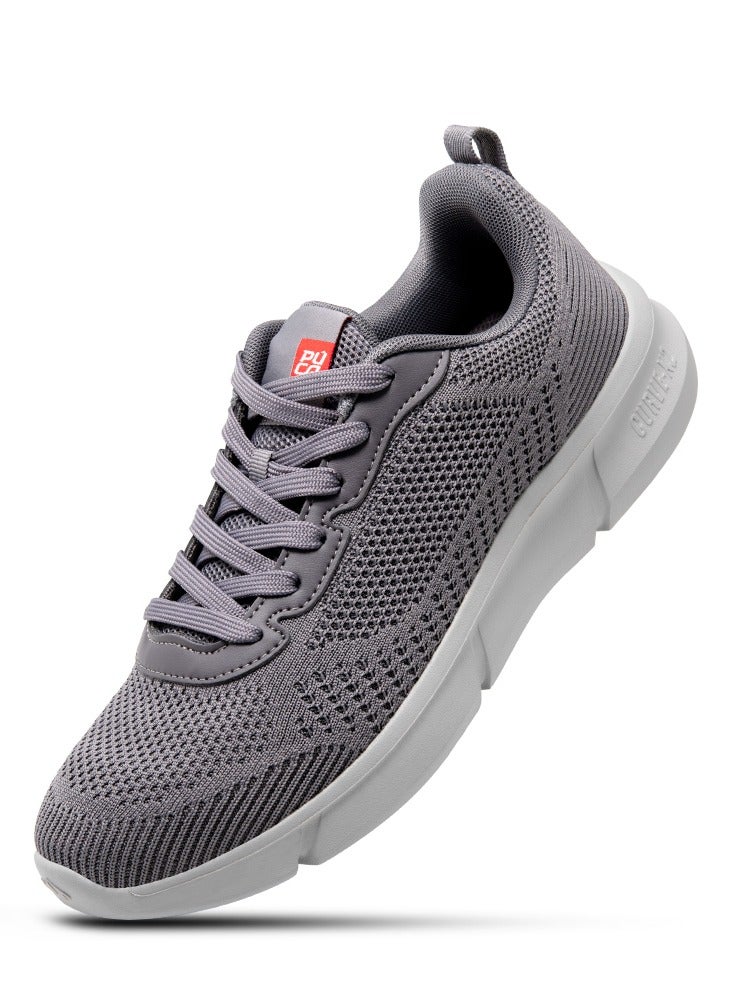 PUCA Shoes For men | Light weight Breathable stylish men shoes | Kracker Grey - Image 1