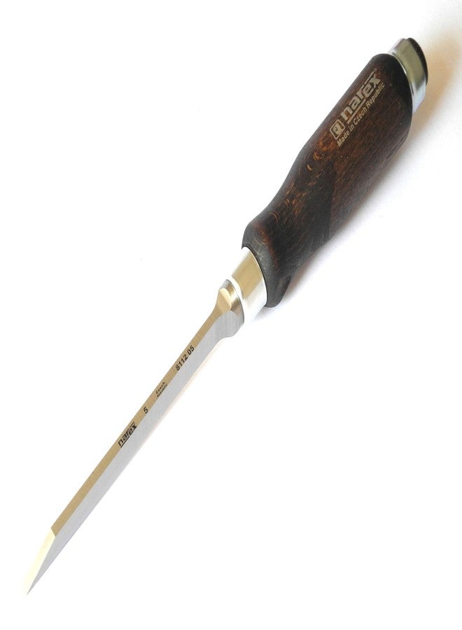 Narex Bevelled Chisel with Wooden Handle for Tenon Holes 5 mm - Image 1