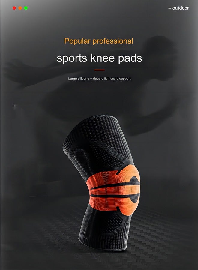 kyncilor Professional Knee Sleeve for Pain Relief, Medical Knee Sleeve with Patella Pad and Side Stabilizer, Compression Knee Sleeve for Meniscal Tears, ACL, Joint Pain, Running, Exercise (L, for 55-75 kg)  - Image 3
