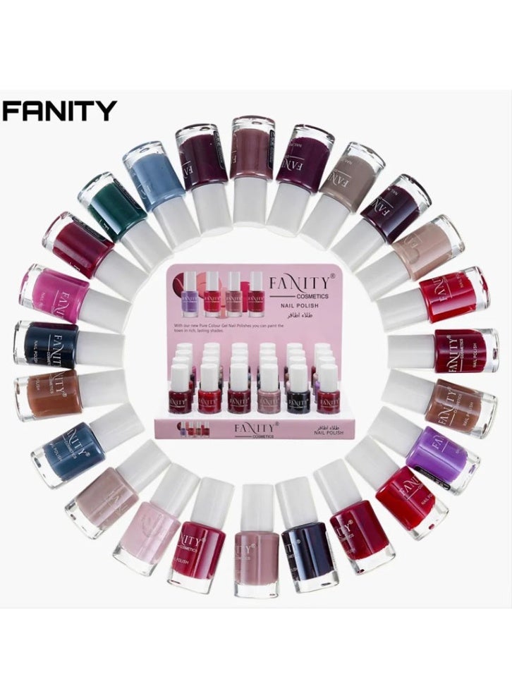 FANITY Luxury colored nail polish, 24 pieces, FANITY PH-1013 - Image 1