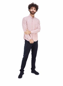 GIORDANO Men's Wrinkle Free Shirt  - Pink  - Image 2