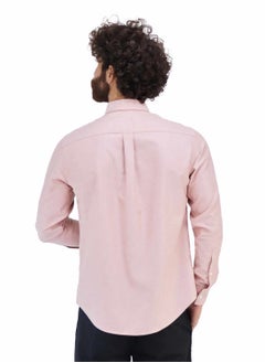 GIORDANO Men's Wrinkle Free Shirt  - Pink  - Image 4