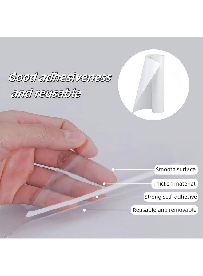 Tinsky 236 x 12 Inch Anti Cat Scratch Furniture Protector Large Couch Protector for Cats Single-Sided Sticky Couch Protector Clear Couch Corner Guards Tape for Furniture Couch Sofa Door Walls - Image 3