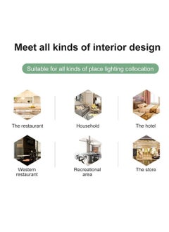 Next Life Industrial Pendant Light Fixture vintage pendant lamp hanging chandelier for kitchen room and hall without lamp  - Image 3