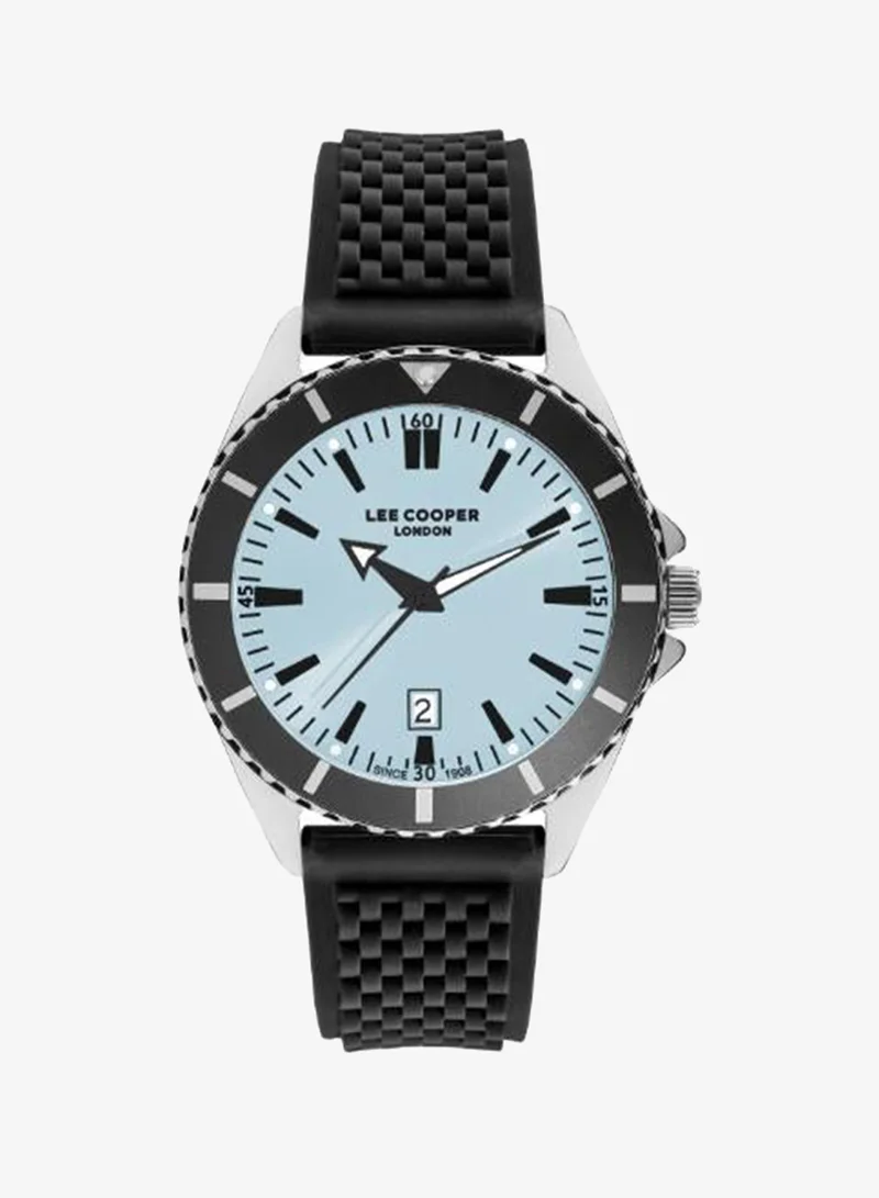 Lee Cooper Men's SILICONE Analog Watch LC07361.301 - 45 mm