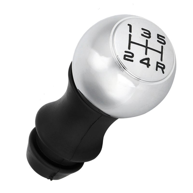 Car Shift Knob 5-Speed Aluminum Alloy ABS Manual Gear Shift Head - Durable Wear-Resistant Construction Direct Replacement for Peugeot 106 107 206 306 307 308 2008 301 3008 406 508 605 807 - Image 4