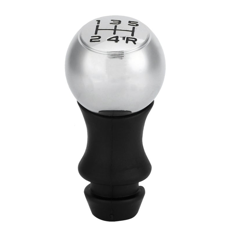 Car Shift Knob 5-Speed Aluminum Alloy ABS Manual Gear Shift Head - Durable Wear-Resistant Construction Direct Replacement for Peugeot 106 107 206 306 307 308 2008 301 3008 406 508 605 807 - Image 1