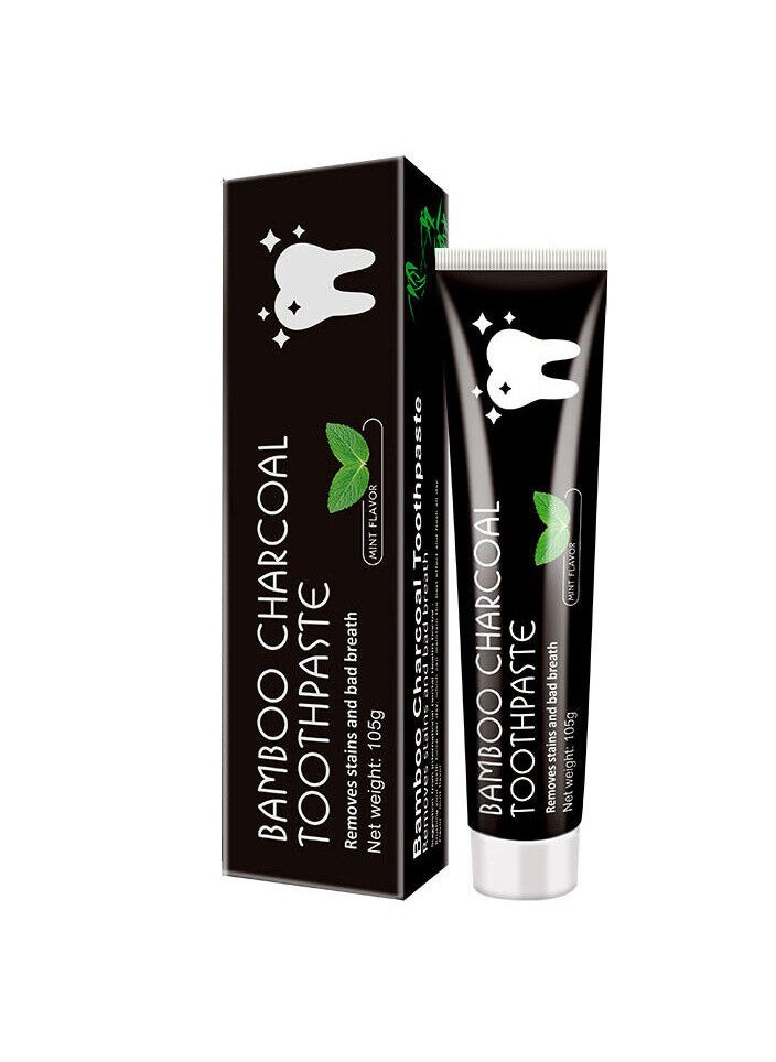 Free Design 100% Natural & Organic Peppermint Activated Charcoal Best Toothpaste for Teeth and Gum