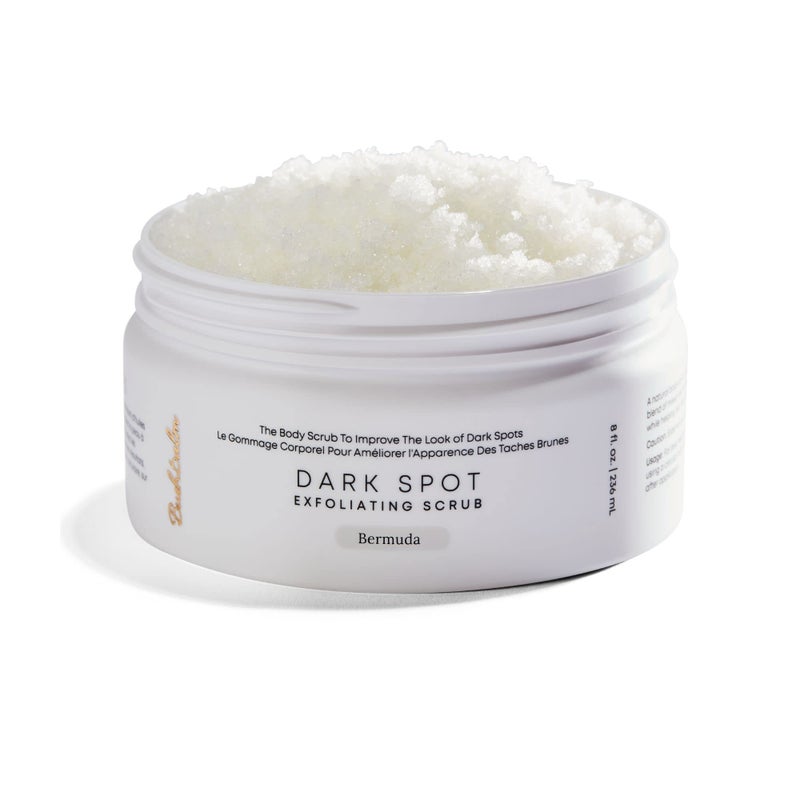 Bushbalm Dark Spot Exfoliating Scrub â€“ Pre-Shave Sugar Scrub for Dark Spots, Hyperpigmentation, Razor Bumps & Dry Skin â€“ Gently Buffs & Soothes Sensitive Skin - Bermuda 236 ml - Image 1