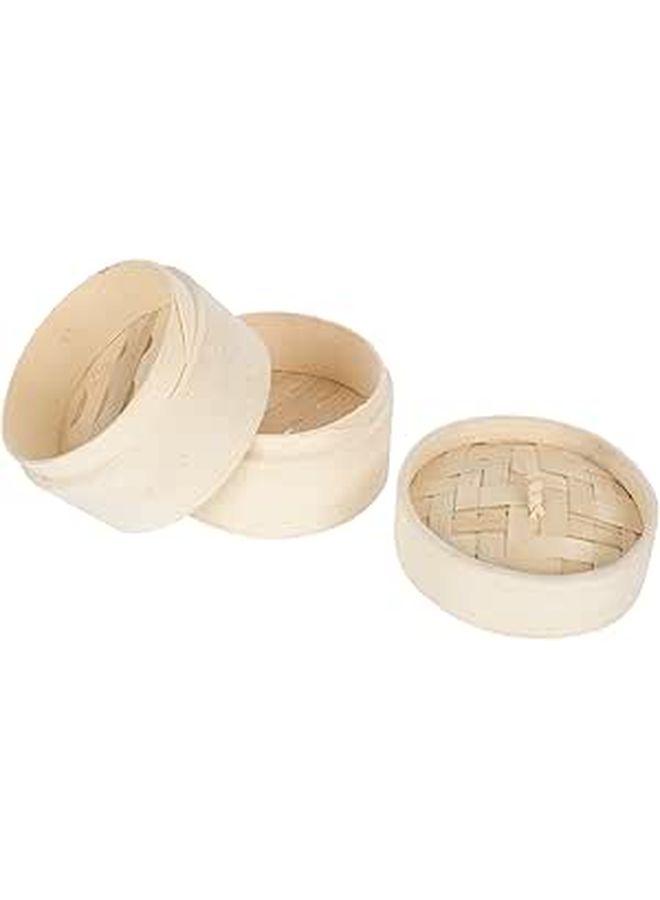 Zerodeko Reusable 10cm Small Steamer Basket Set With Lid For Dumplings - Image 1