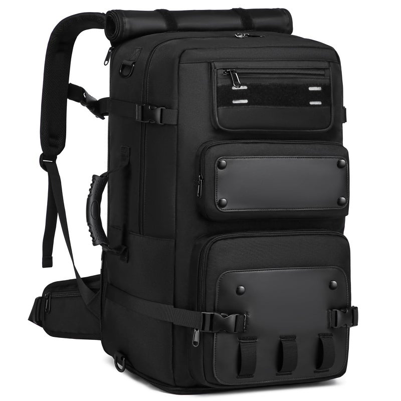 RUCYEN Large Carry on Travel Backpack, 50L Travel Backpack for Men Women Carry On Bags for Airplane fit 17 Inch Laptop, Nylon Duffle Luggage Bag - Image 1