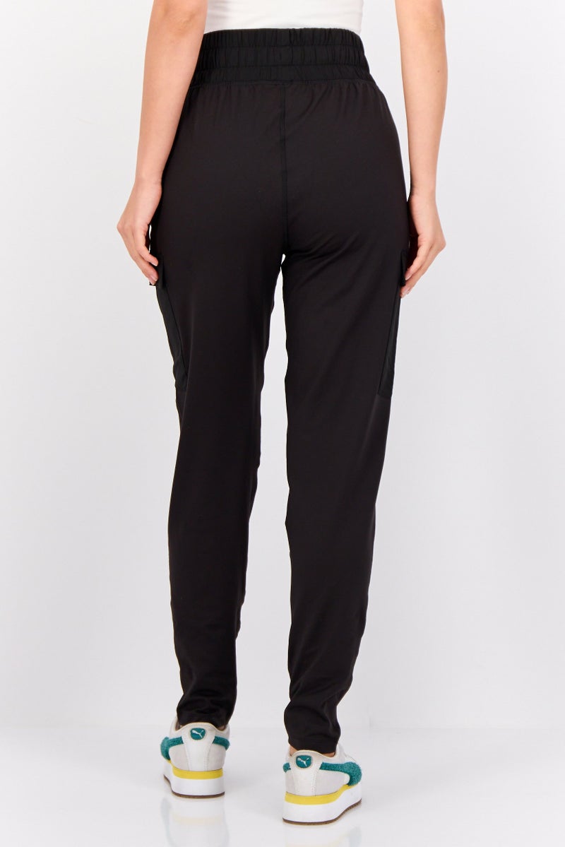 PUMA Women Sportswear Fit Brand Logo Outdoor Track Pants, Black - Image 3