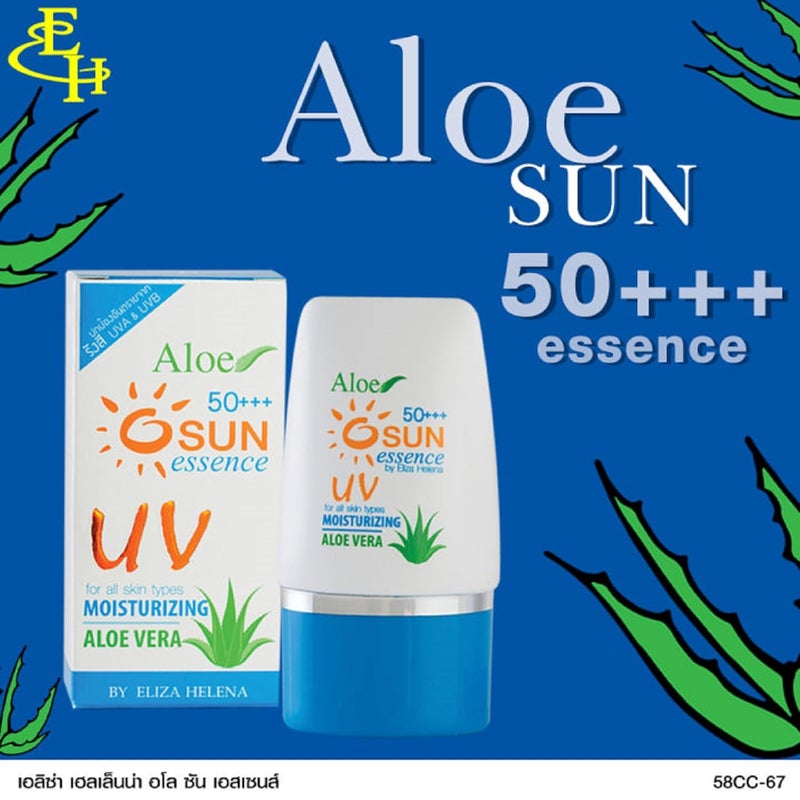 HANI PO ELIZA HELENA ALOE VERA Moisture UV Expert Protection SPF 50 30g pack of 1 thailand product - Image 3