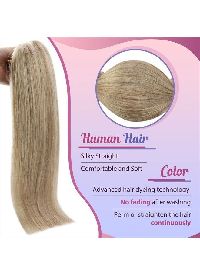 Sunny Hair Sunny Blonde I Tip Hair Extensions for Women Cold Fusion Hair Extensions I Tips Human Hair Golden Blonde Highlights Light Blonde Itip Real Hair Extensions Human Hair Straight 20inch 50g 50 strand  - Image 2