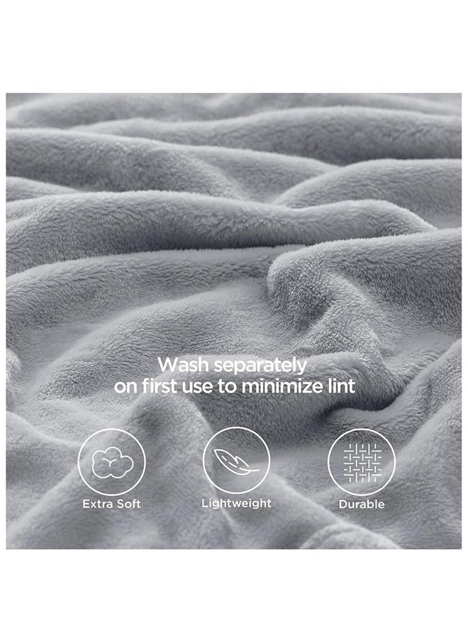 Reelyo Flannel Fleece Living Coral Blanket Throw Super Soft Lightweight Bed Blanket Plush Fuzzy Cozy Luxury Microfiber Throw Blanket Super Cozy And Comfy For All Seasons  For Bed, Sofa, Couch, Travel, Camping180×200cm  - Image 3