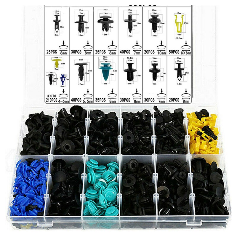 Car Push Clips: Sturdy Black Nylon Construction - Quick Damage-Free Removal - Trim Panel Retainers for Automotive Trim, Bumper, Fender, Engine Cover and Household Appliance Fastening - Image 5
