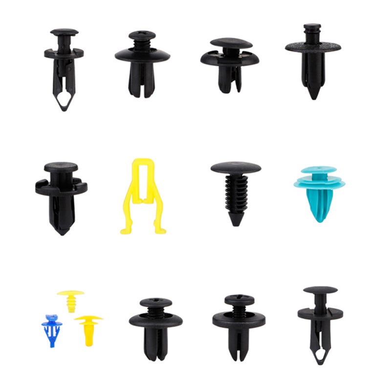Car Push Clips: Sturdy Black Nylon Construction - Quick Damage-Free Removal - Trim Panel Retainers for Automotive Trim, Bumper, Fender, Engine Cover and Household Appliance Fastening - Image 3