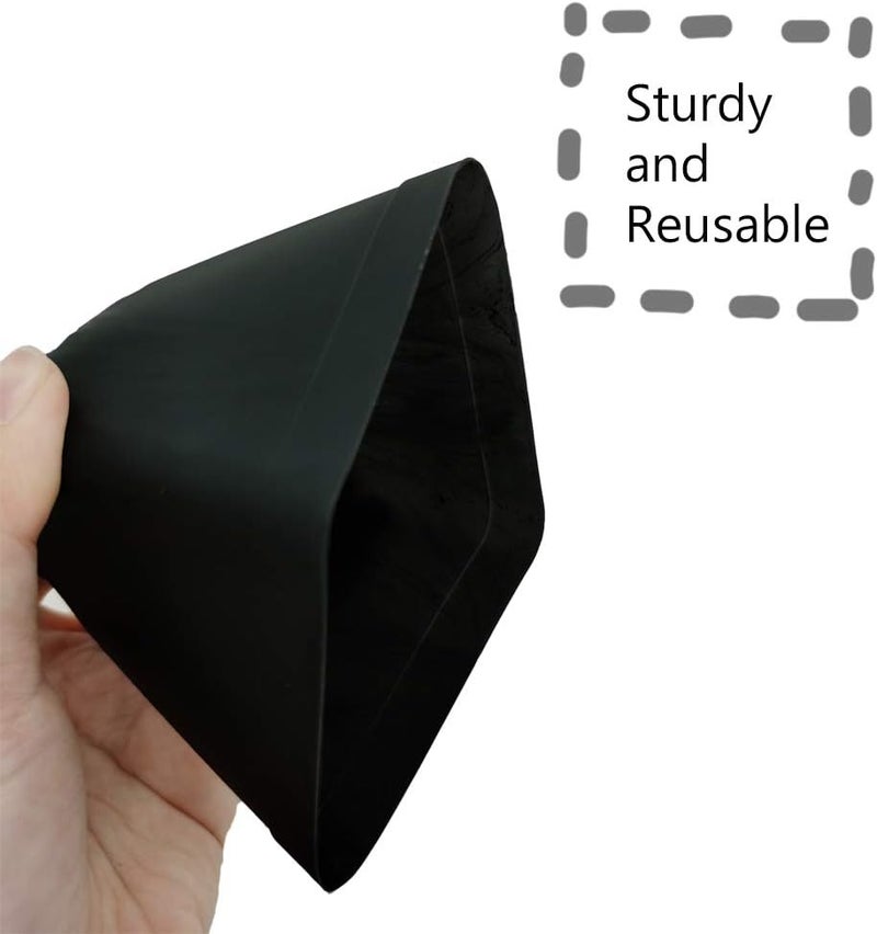 OJYUDD 24 Pack 3 Inch Black Nursery Pot Flower Pots Square Plastic Plant Pot Plastic Starter Pots with Saucer Basket Indoor Outdoor for Your RoomGarden Office and Balcony Decor - Image 4
