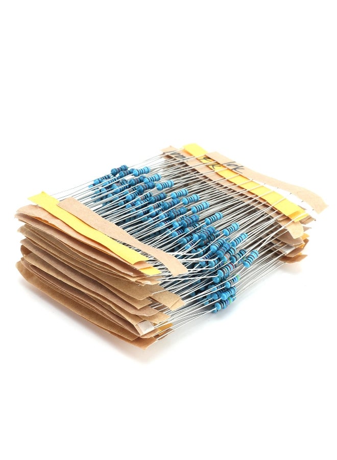 300Pcs Resistors 30 Values 1/4W Metal Film Resistor Kit Electronic Components  - Image 2