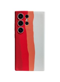 Generic Cover Compatible with Luxury Colorful Silicone Phone Cover for Samsung Galaxy S24 Ultra (Multi Color) 