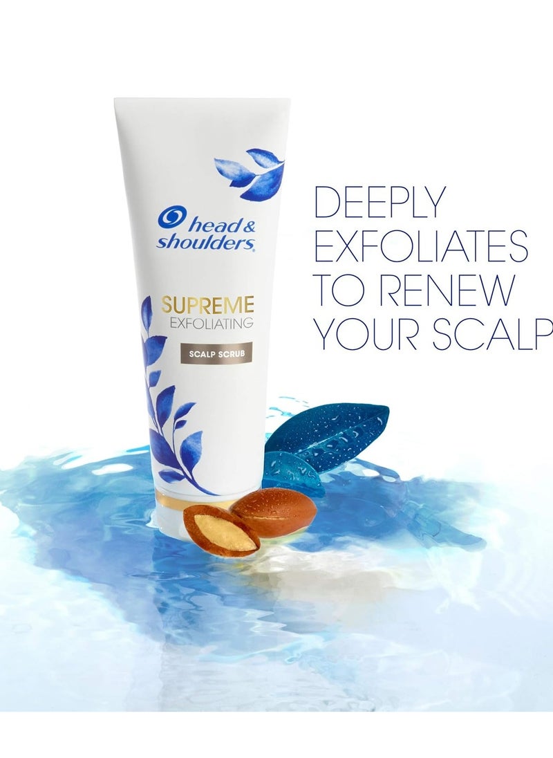 Head & Shoulders Head & Shoulders Supreme, Exfoliating Scalp Scrub Treatment, with Argan Oil and Vitamin E, 3.3 Fl Oz  - Image 1