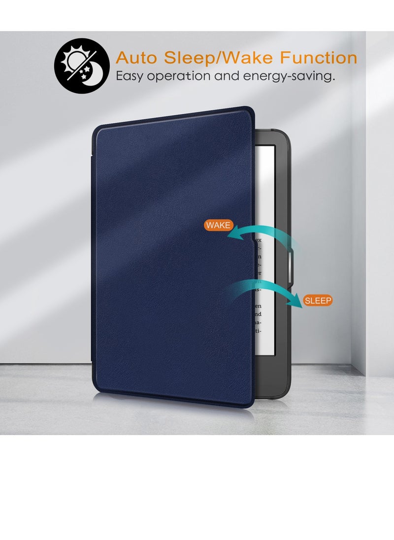 My Choice - Folding Case Cover for Kindle Paperwhite 11th Gen (2022) 6"- Blue - Image 1