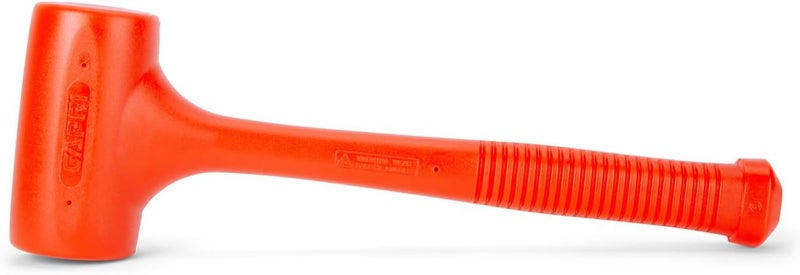 Capri Tools 10098 C098 Dead Blow Hammer Orange Pu, 3 lb - Image 1