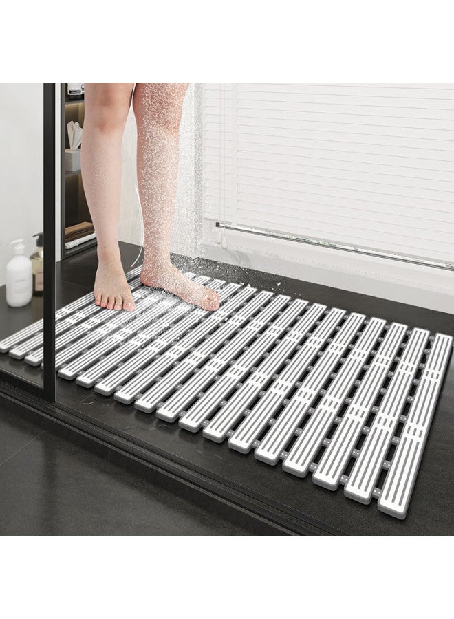 Dajiang Bathroom Non-slip Mat, Elderly Bathing Anti-fall Floor Mat, Shower Room Foot Mat, Non-slip Mat, Bathroom, 50x80cm - Image 1