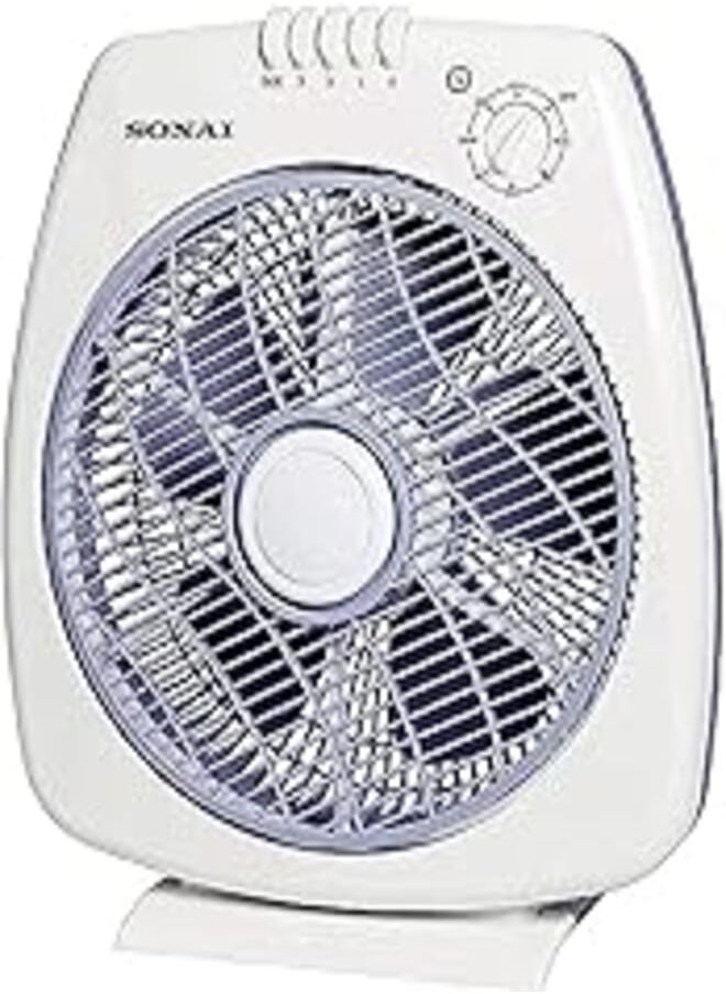 Sonai Sonai Box Fan 12 With Timer, 3 speed settings, 120 min timer ,40 Watt-MAR-3012 