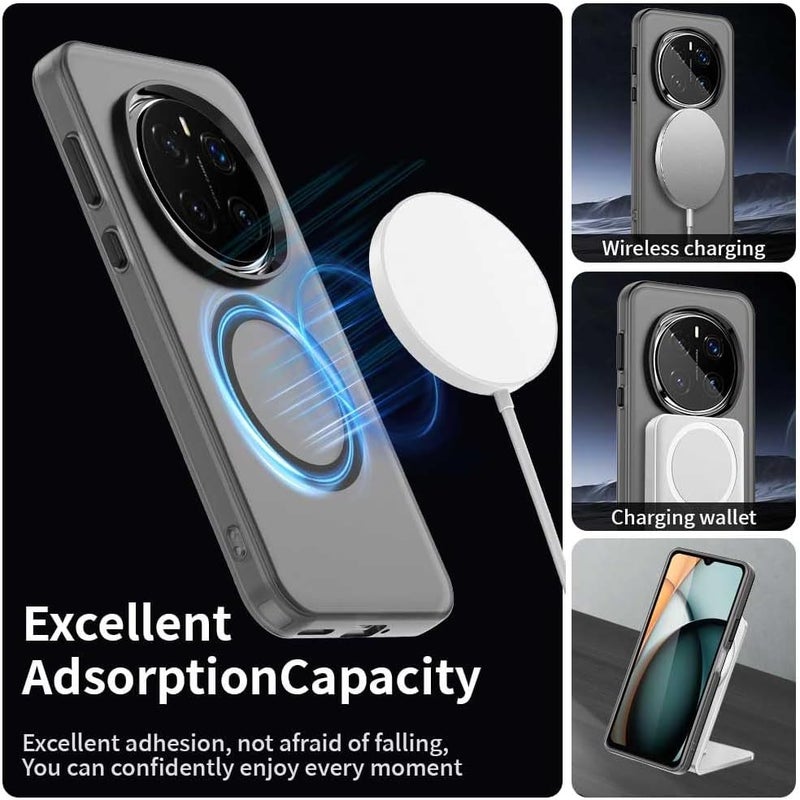 Mingwei Case For Honor Magic 7 Pro 5G Clear Soft Tpu Shock Absorption Slim Lightweight Shockproof Cover Hybrid Protective Case Black, Magic7 Pro - Image 2