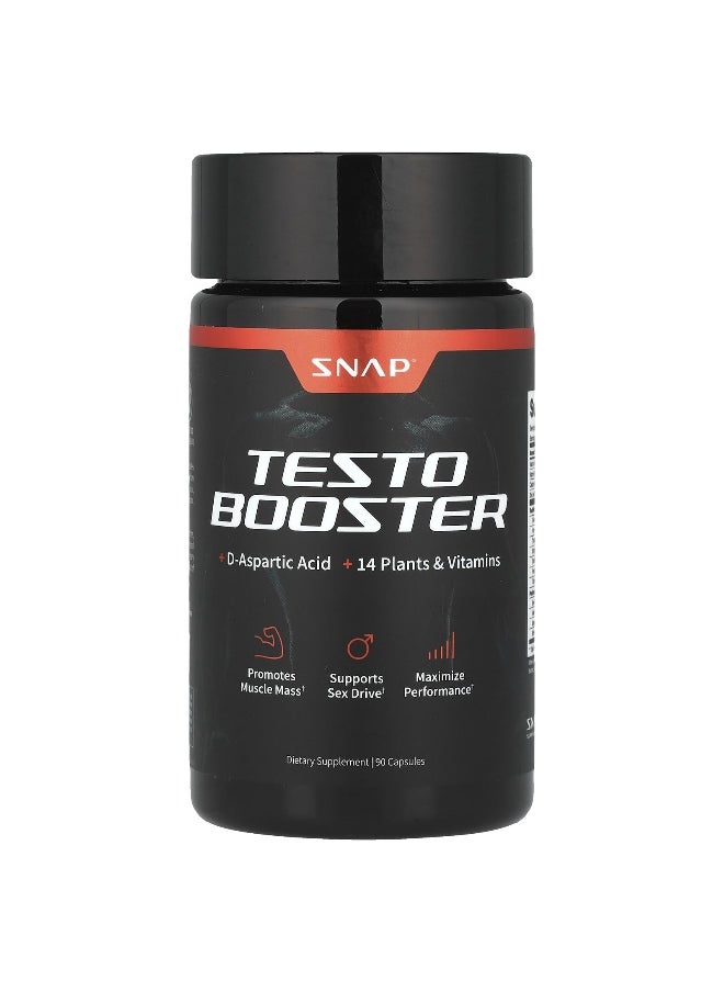 SNAP SUPPLEMENTS - Snap Supplements, Testo Booster, 90 Capsules - Image 1