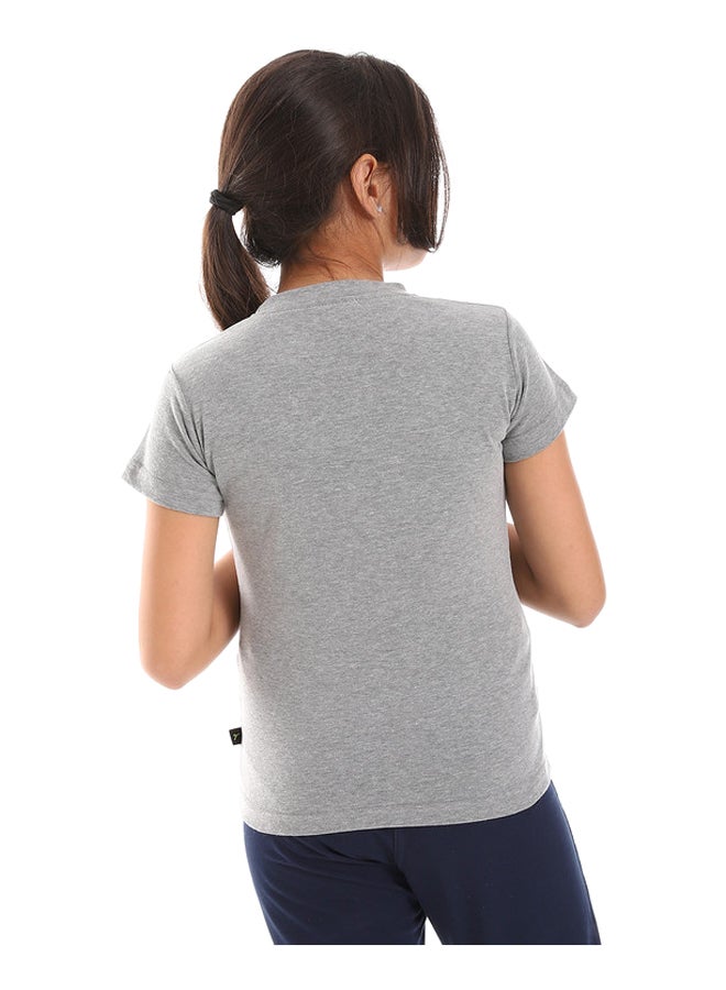 DIADORA Girls Cotton Printed T-Shirt - Image 3