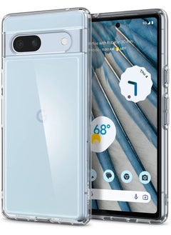 Spigen Ultra Hybrid for Google Pixel 7a Case Cover (2023) - Crystal Clear  - Image 1