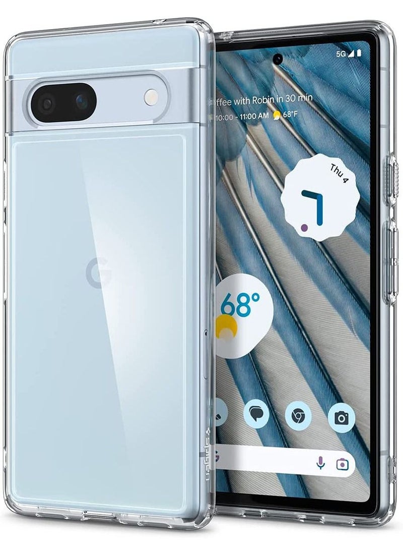 Spigen - Ultra Hybrid for Google Pixel 7a Case Cover (2023) - Crystal Clear - Image 1