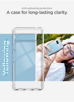 Spigen Ultra Hybrid for Google Pixel 7a Case Cover (2023) - Crystal Clear  - Image 3