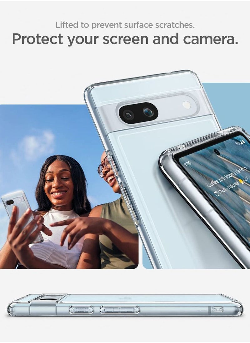Spigen - Ultra Hybrid for Google Pixel 7a Case Cover (2023) - Crystal Clear - Image 1