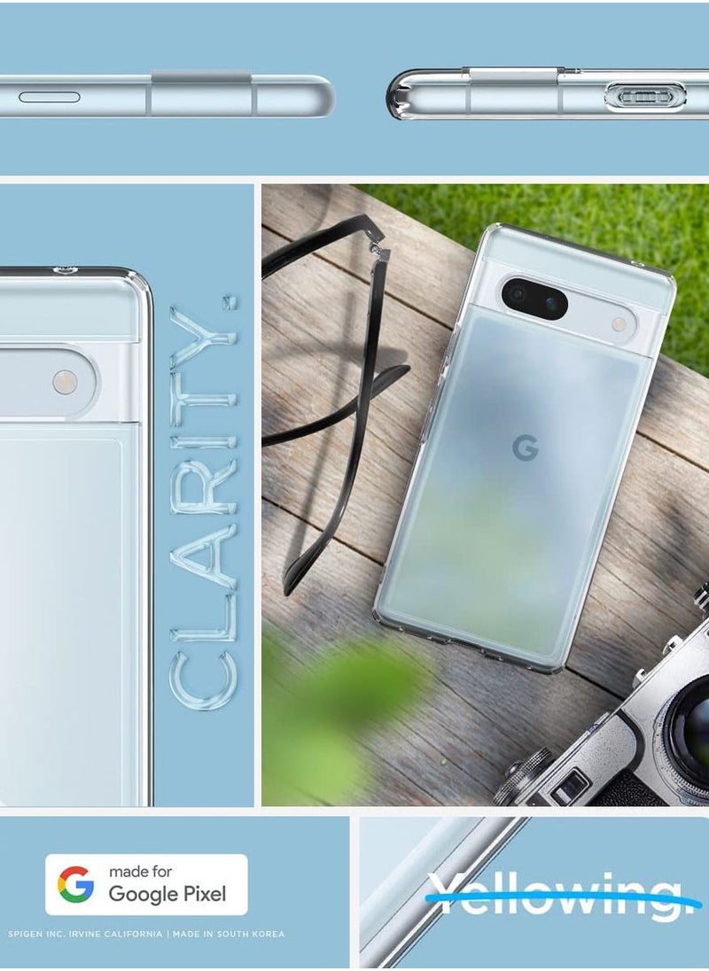 Spigen - Ultra Hybrid for Google Pixel 7a Case Cover (2023) - Crystal Clear - Image 1