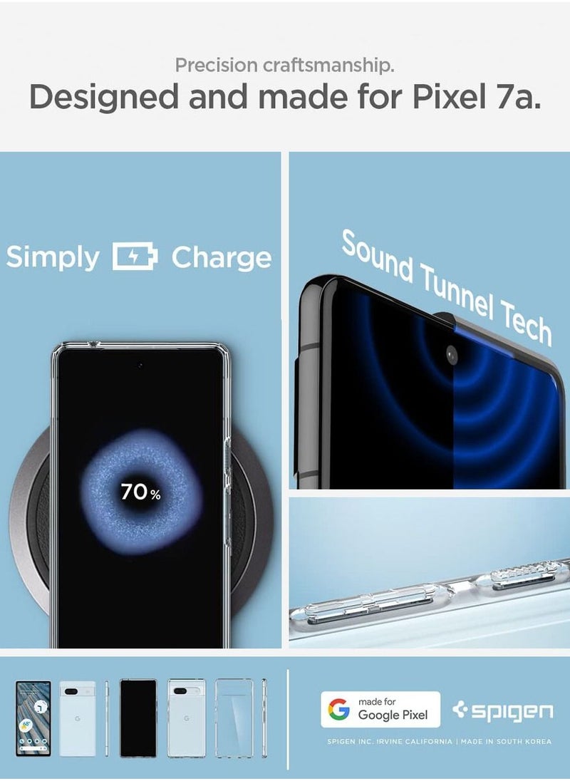 Spigen - Ultra Hybrid for Google Pixel 7a Case Cover (2023) - Crystal Clear - Image 1