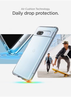 Spigen Ultra Hybrid for Google Pixel 7a Case Cover (2023) - Crystal Clear  - Image 4