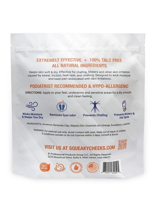 Squeaky Cheeks Squeaky Sticks - Comfort Blend, Talc-Free, All Natural Convenient Single-Use Powder Sachets for Travel, Outdoors & On-The-Go Freshness Relief from Chafing Sweat and Odor (6g X 30 Pack) - Image 1