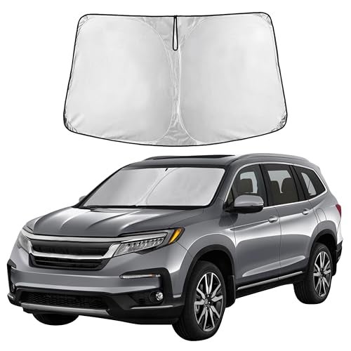 EcoNour Windshield Sunshade for Honda CRV 2023-2024 2025 2026 Sun Visor for Front Windshield & Window Sun Shade Cover, UV Heat Blocker & Protector, Car Accessories - Image 1