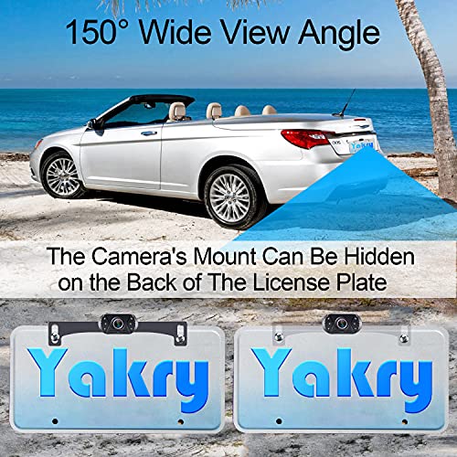 Yakry HD 1080P Backup Camera for Cars, Trucks, SUVs, RVs - Night Vision, Waterproof, Wide Angle, Easy DIY Installation, Includes 4.3” LCD Monitor for Safer Parking - Image 4