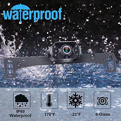 Yakry HD 1080P Backup Camera for Cars, Trucks, SUVs, RVs - Night Vision, Waterproof, Wide Angle, Easy DIY Installation, Includes 4.3” LCD Monitor for Safer Parking - Image 5